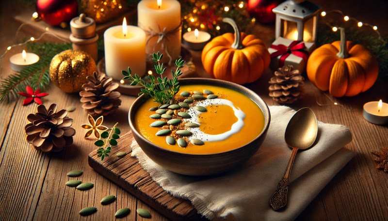 Cozy Festive Pumpkin Soup – Zalina Swiss Organic