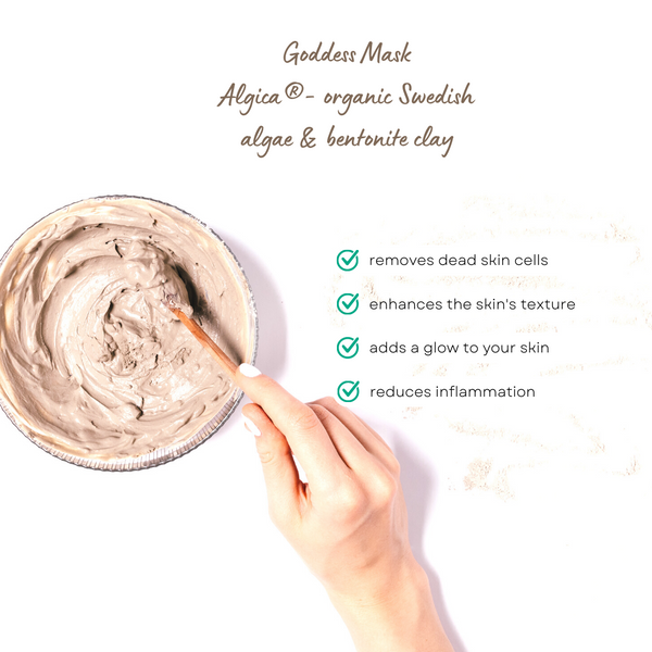 GODDESS GLOW - Ayurveda Beauty Mask - Self Activated Clay Mask Treatment 150 g